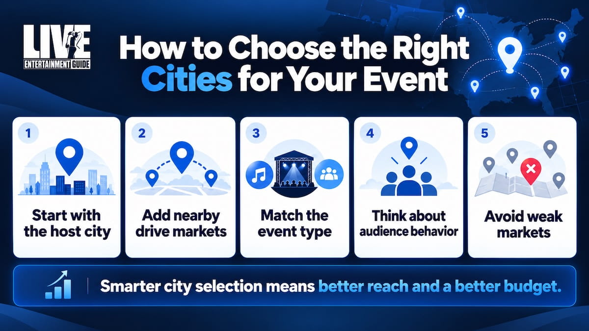 How To Choose The Right Cities For Your Event